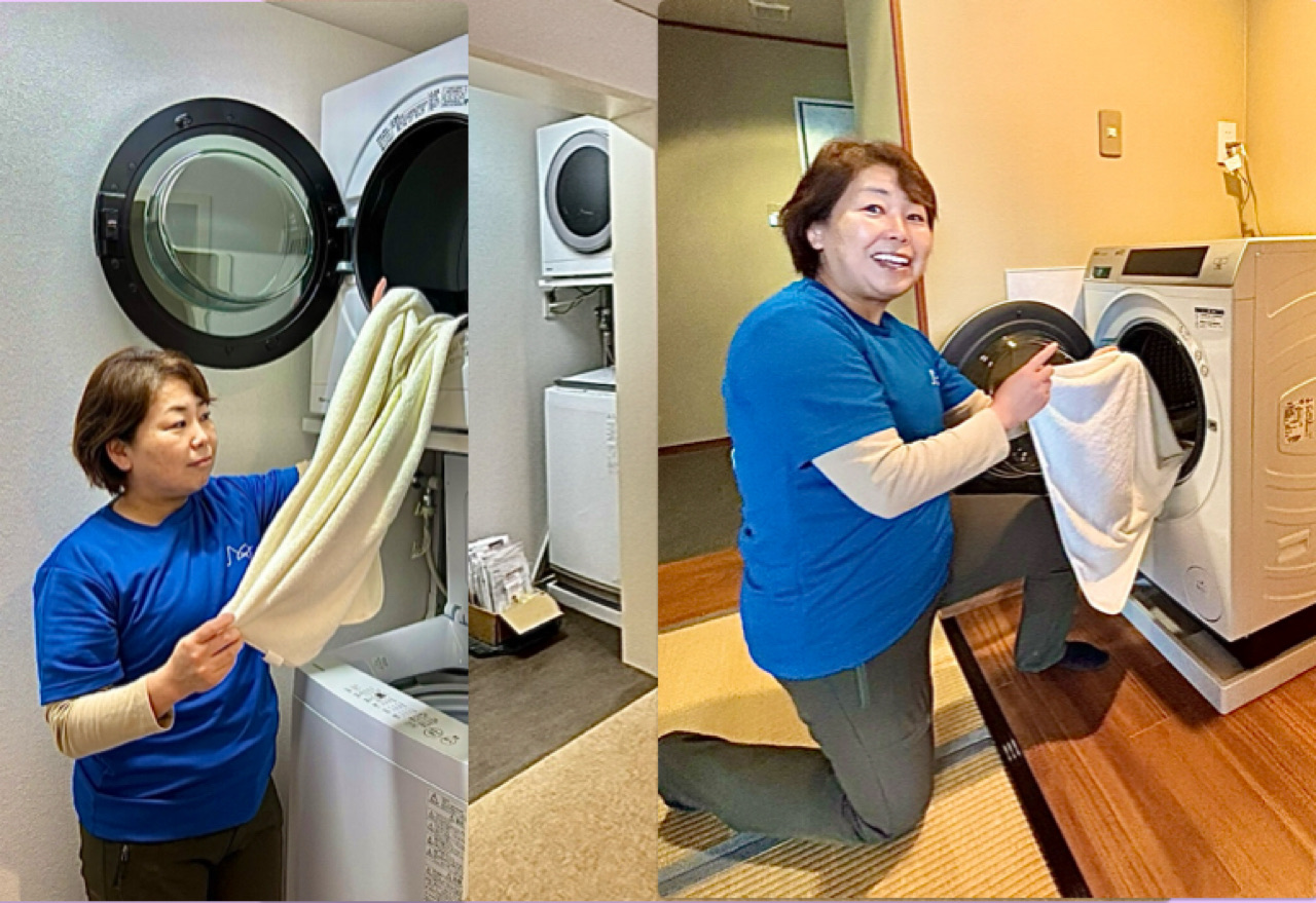 ダイバーの「もっと快適」へ大型ランドリー新登場  New Large Laundry Units for a More Comfortable Diver’s Stay