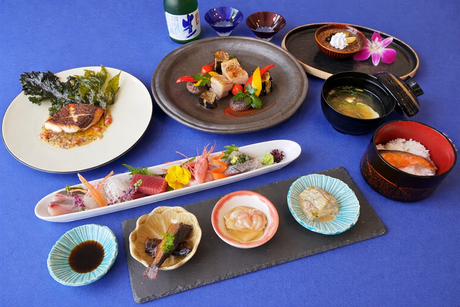 和洋折衷コース（夏メニュー例）